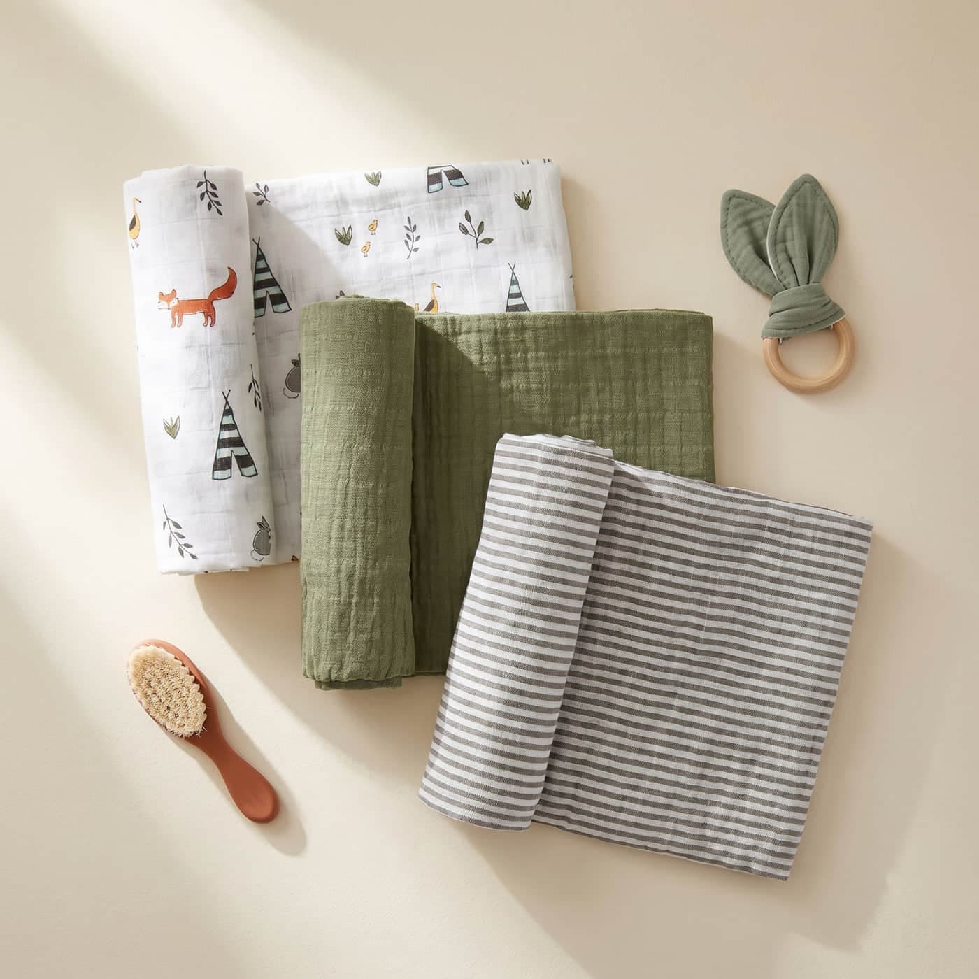 Little Unicorn Cotton Muslin Swaddle 3 Pack