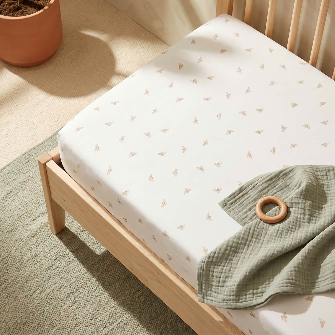 Burt's Bees Baby Organic Fitted Crib Sheet