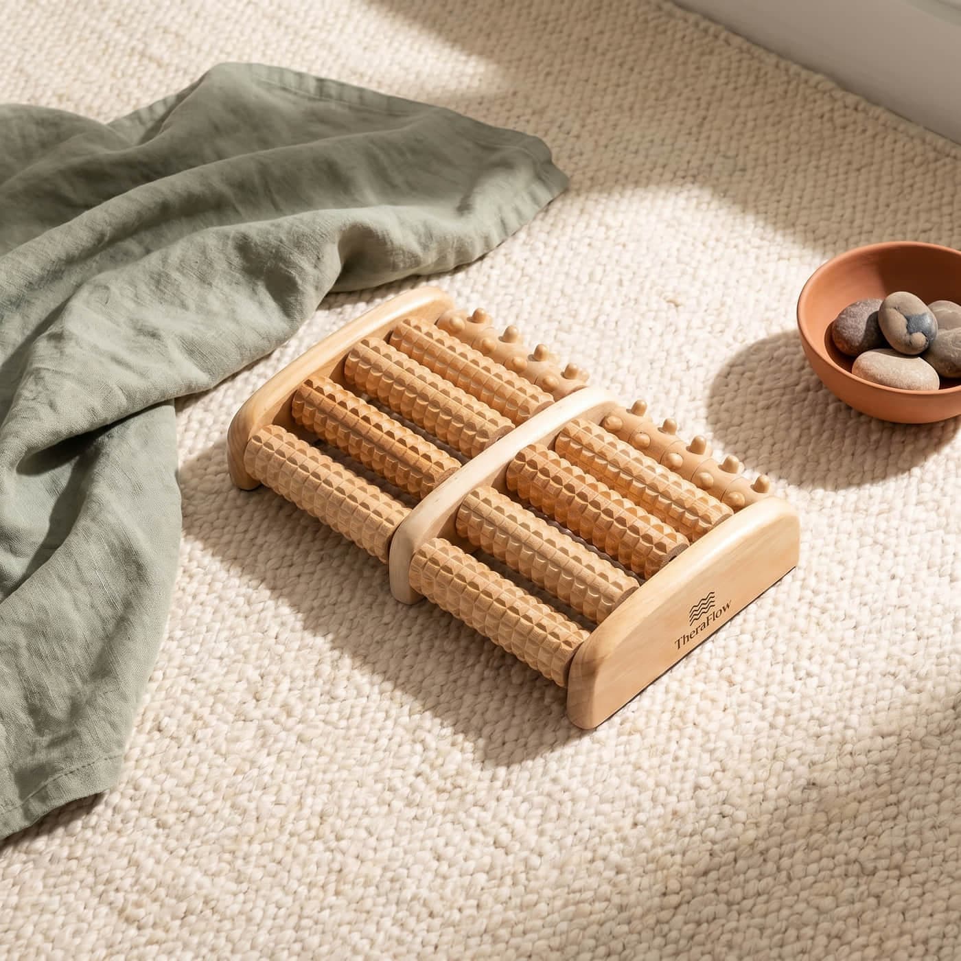 TheraFlow Dual Foot Massager Roller
