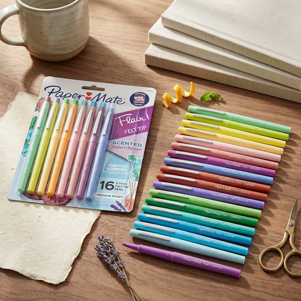Paper Mate Flair Nature Escape Scented Felt Tip Pens